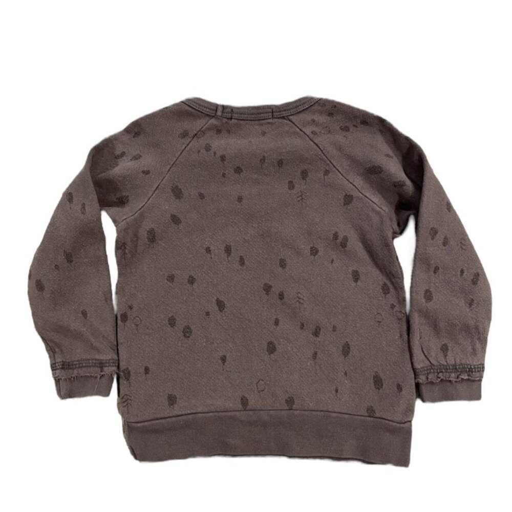 Kid + Kind 2T Tree Print Pullover Sweatshirt - Picture 2 of 4